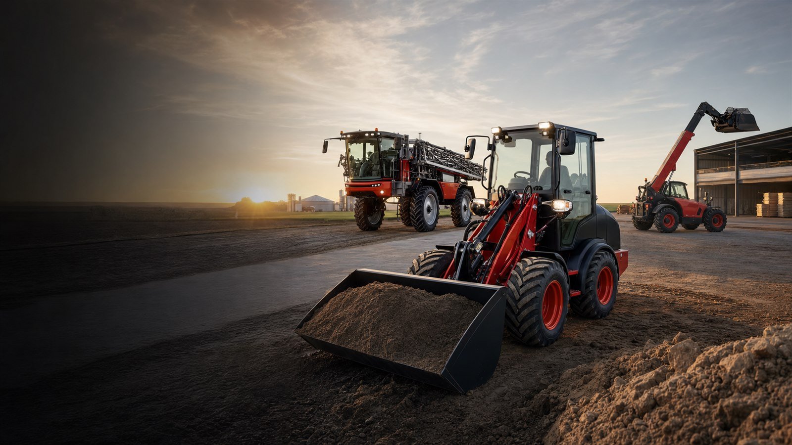 Construction Wheel Loaders for Aggregate and Site Handling