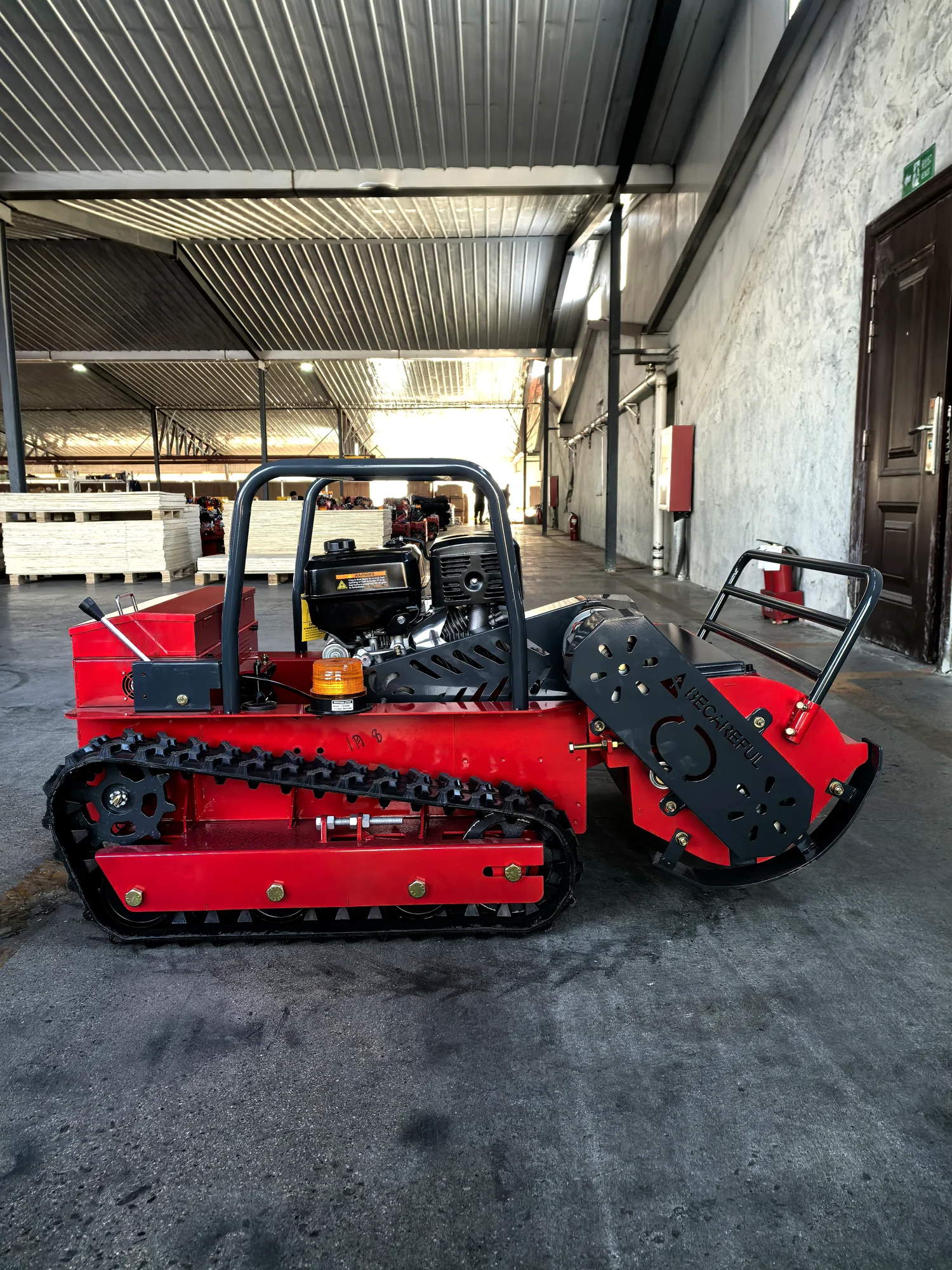 ME-RM800-24 remote control lawn mower side view