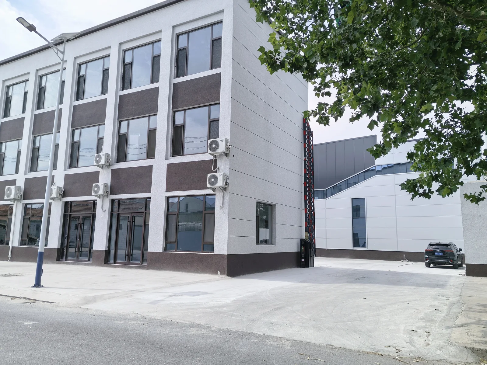Company operations facility exterior reference